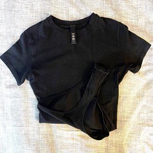 Skims Cotton Body Suit - Small